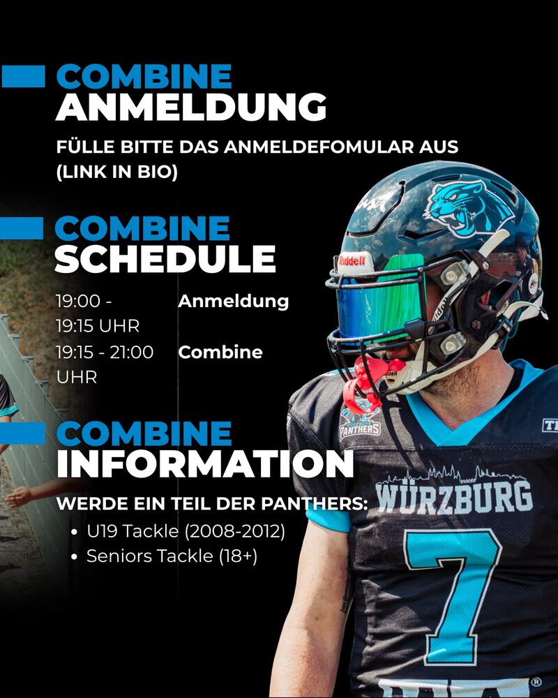 Panthers Combine: Startschuss Richtung 2027
